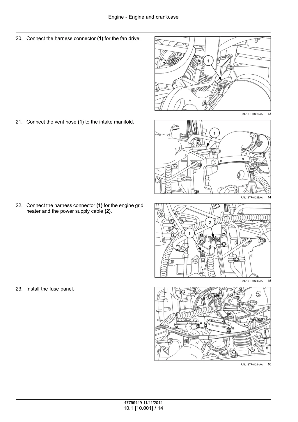 engine engine and crankcase 11