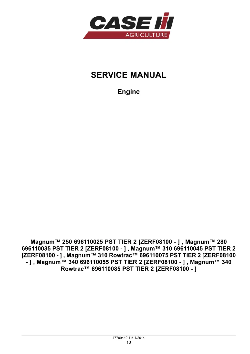 service manual 1