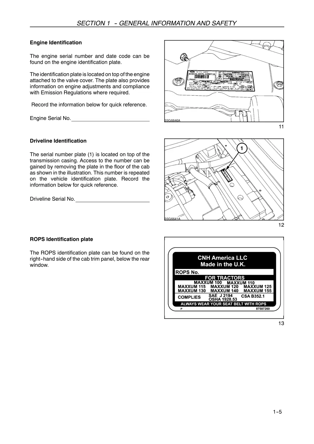 section 1 general information and safety 3