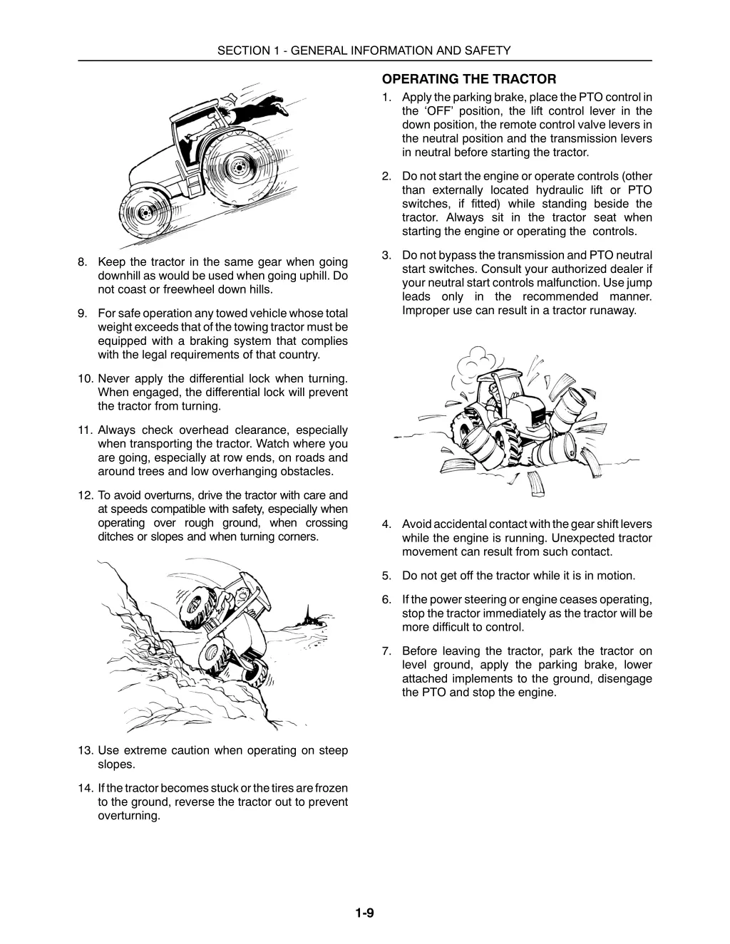 section 1 general information and safety 7