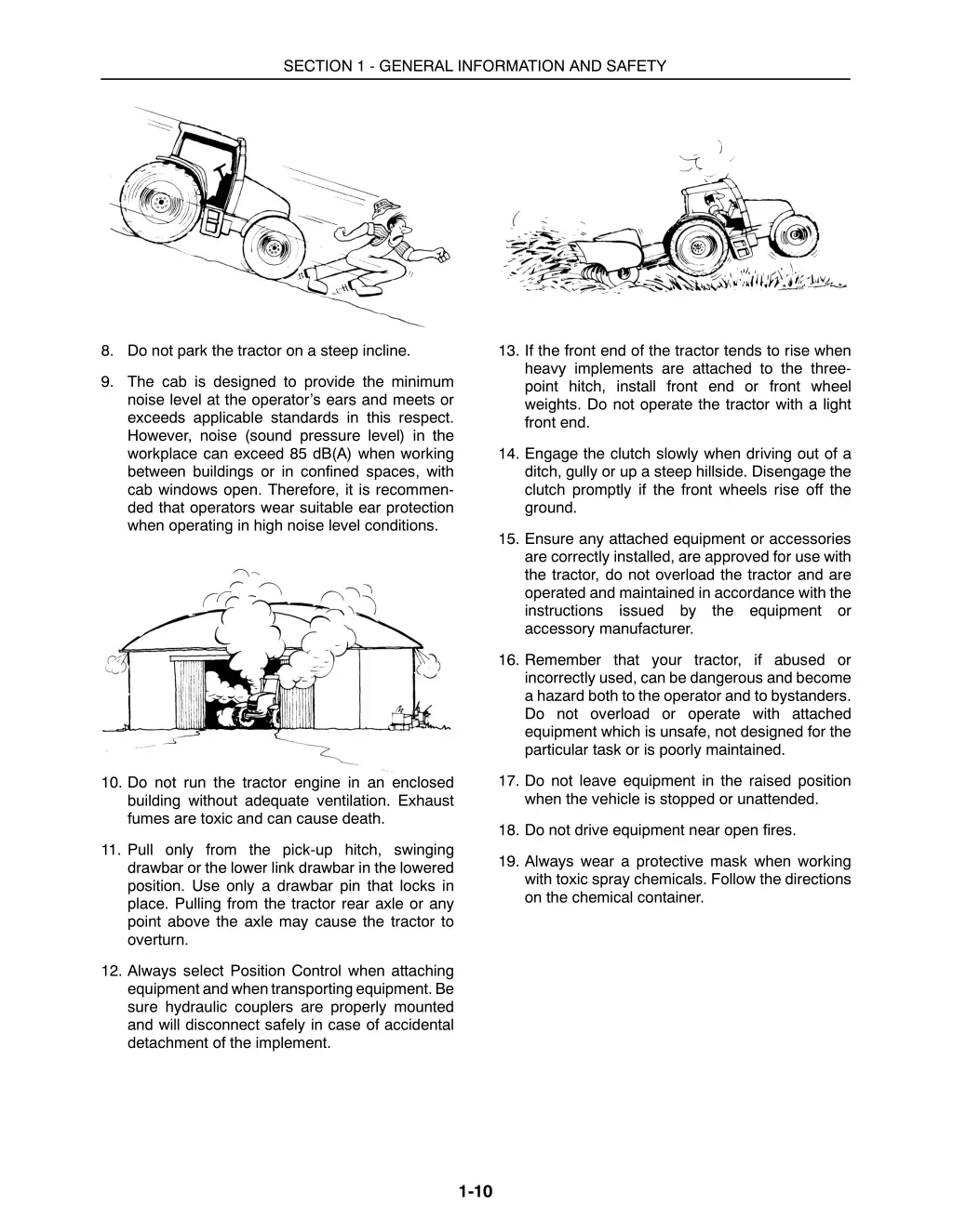 section 1 general information and safety 8