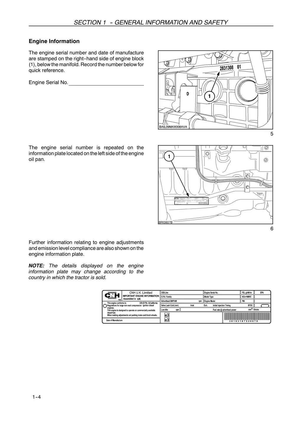 section 1 general information and safety 2