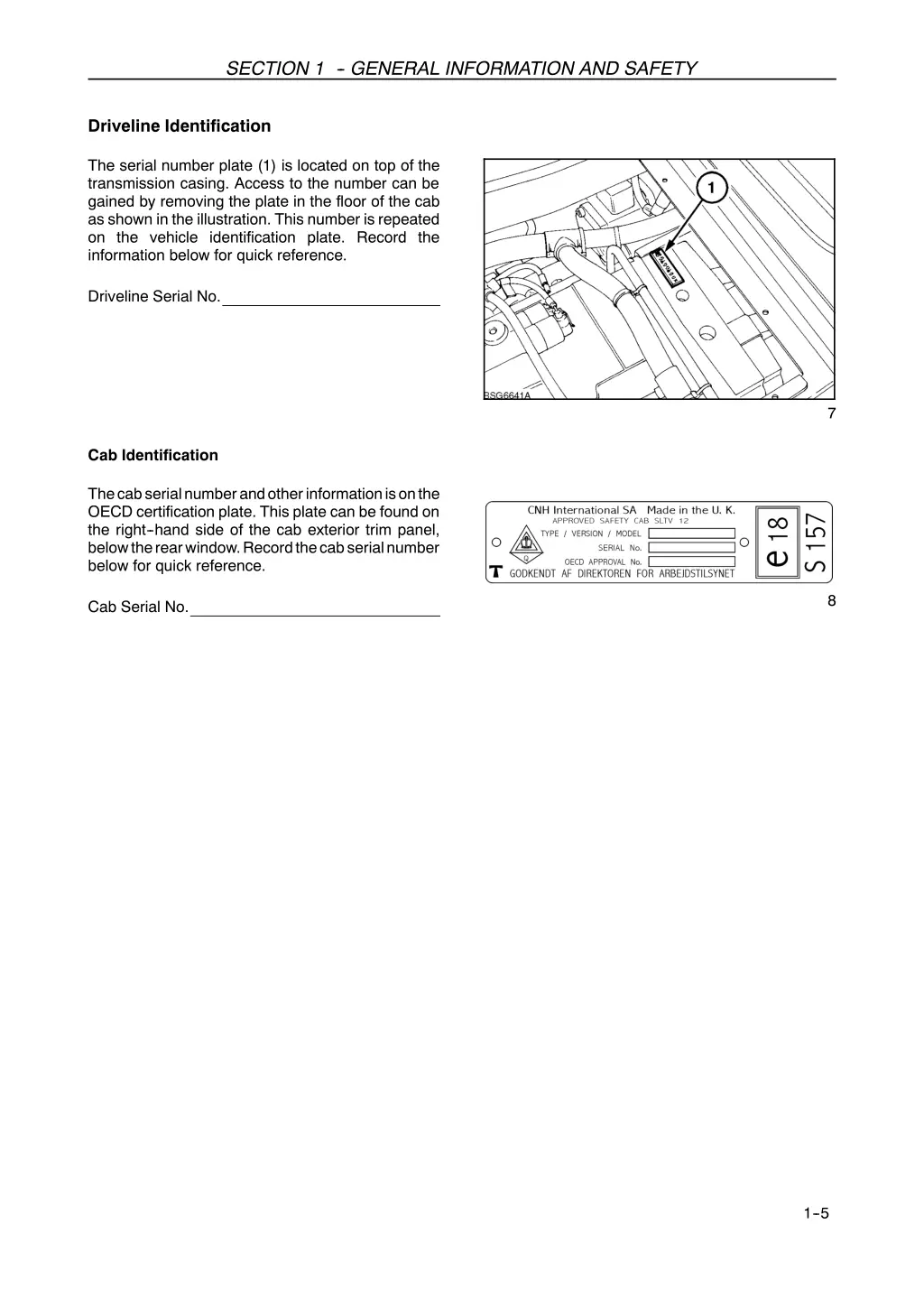 section 1 general information and safety 3