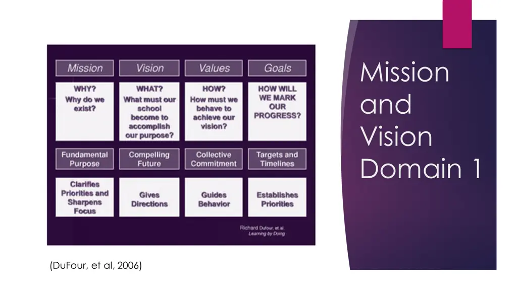 mission and vision domain 1