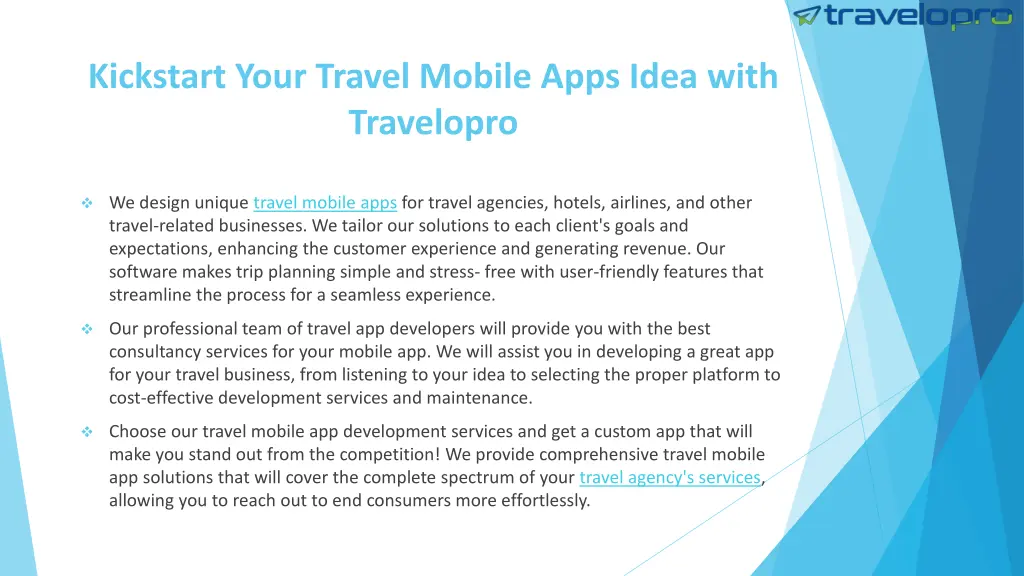 kickstart your travel mobile apps idea with