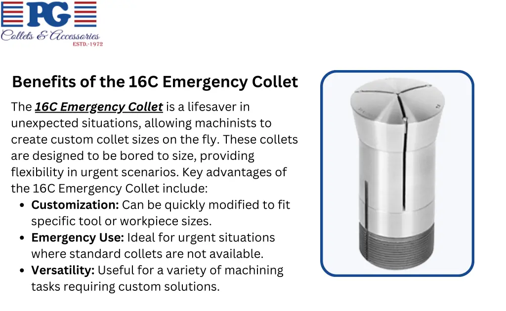 benefits of the 16c emergency collet