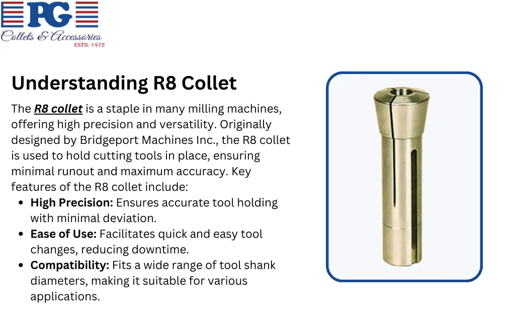 understanding r8 collet