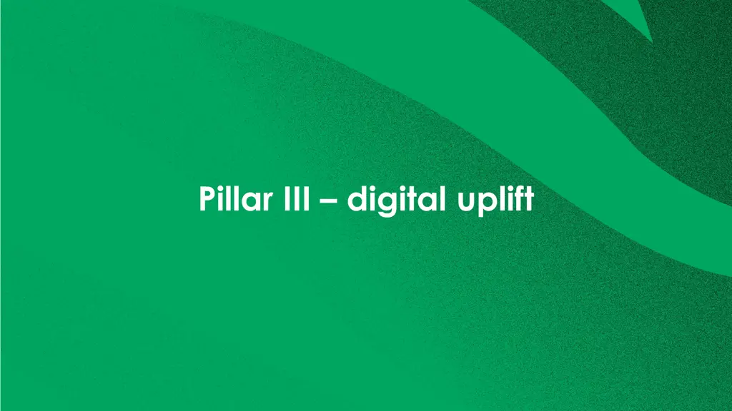 pillar iii digital uplift