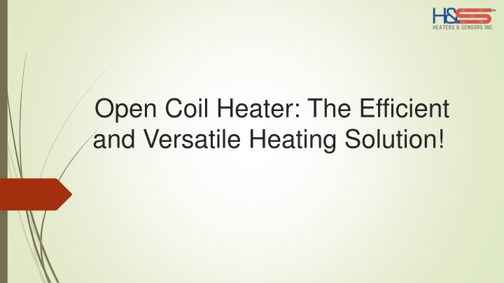 open coil heater the efficient and versatile