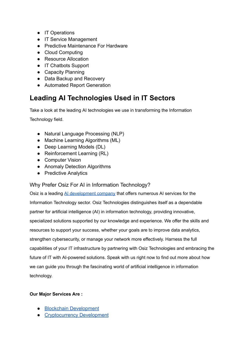 it operations it service management predictive