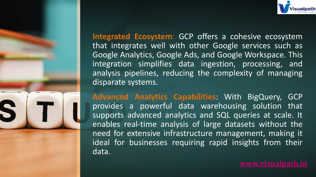 integrated ecosystem gcp offers a cohesive