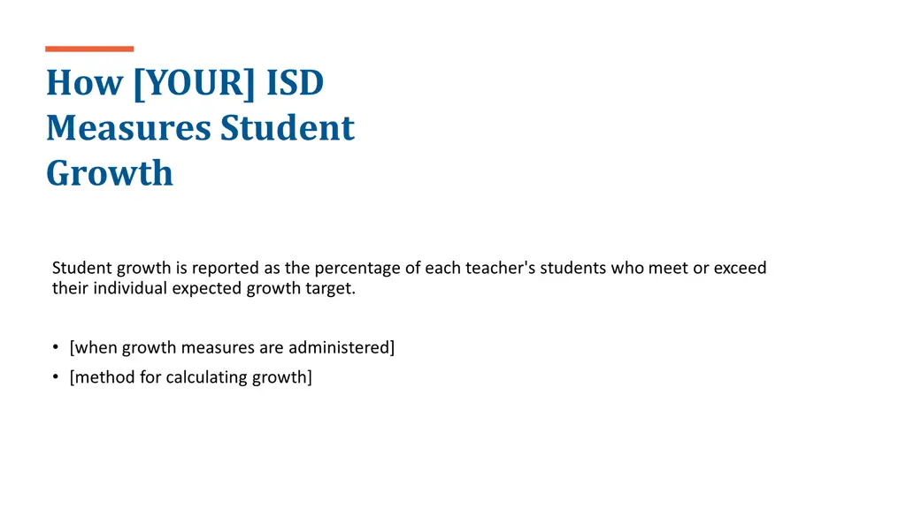 how your isd measures student growth