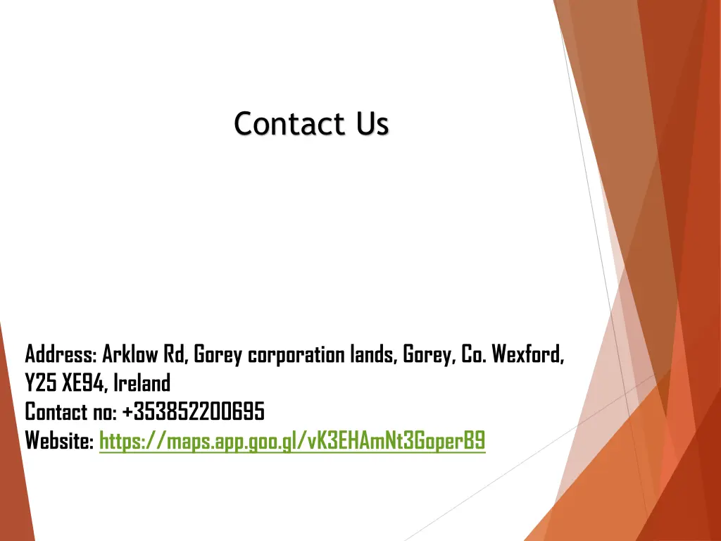 contact us