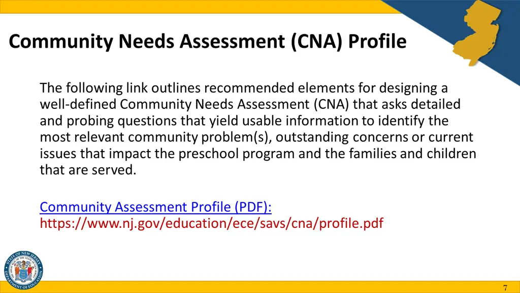 community needs assessment cna profile