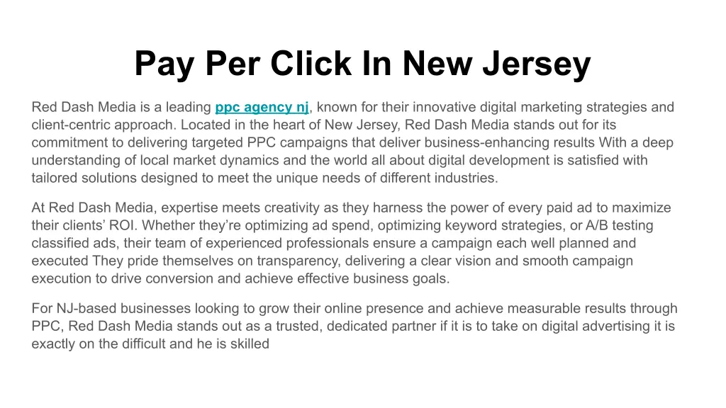pay per click in new jersey