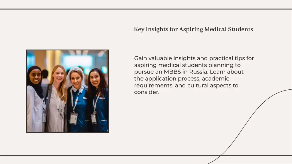 key insights for aspiring medical students