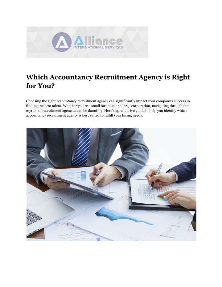 which accountancy recruitment agency is right