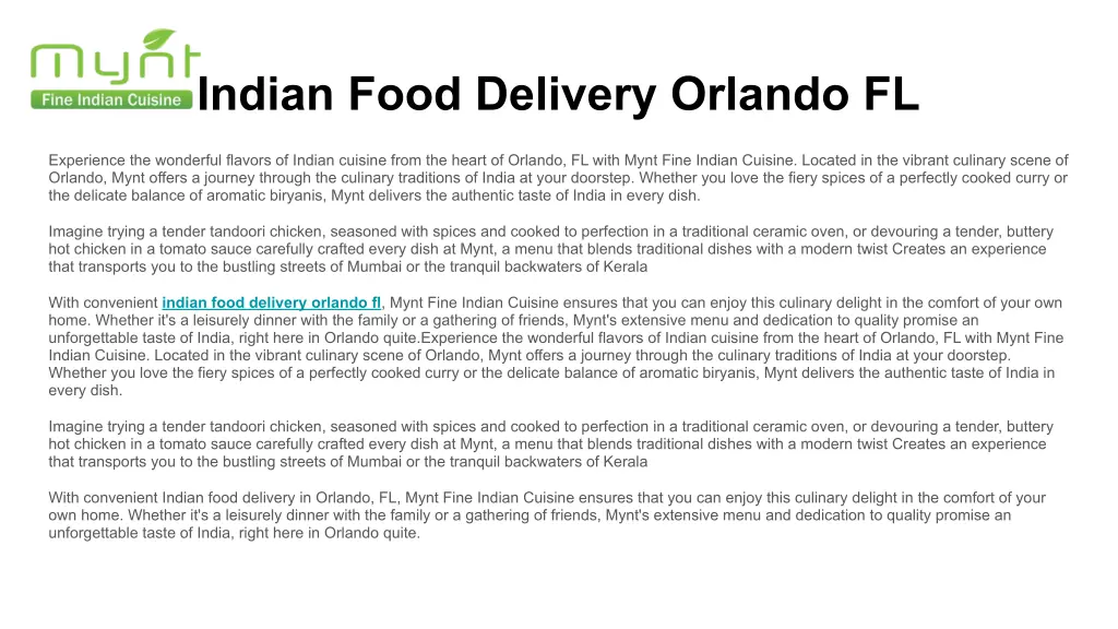 indian food delivery orlando fl