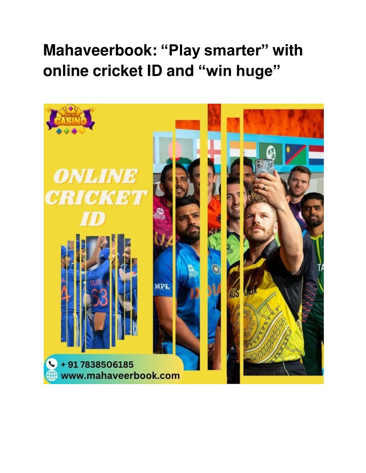 mahaveerbook play smarter with online cricket