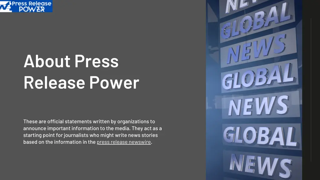 about press release power