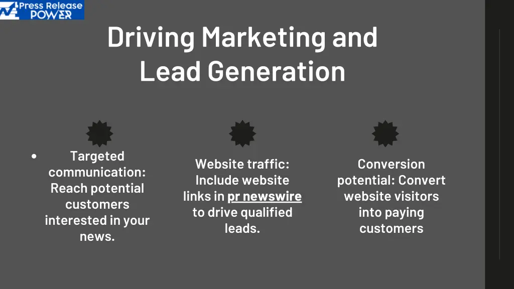 driving marketing and lead generation