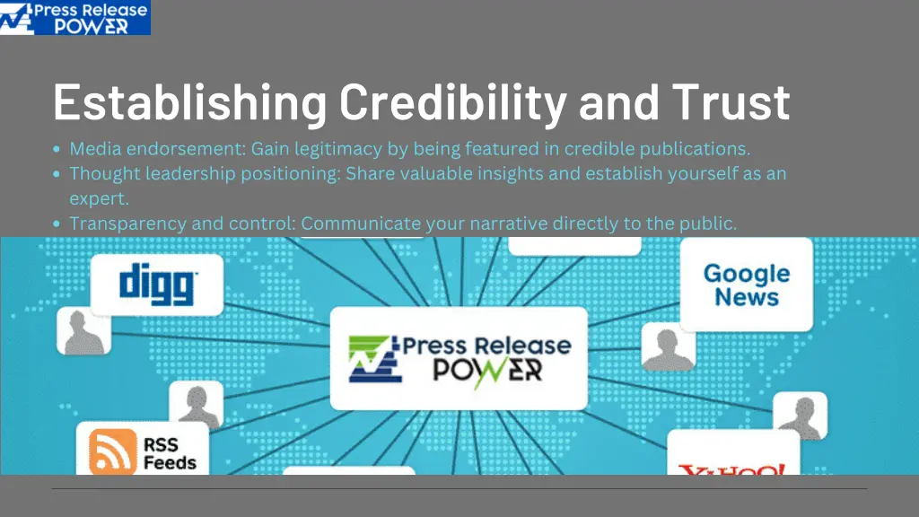 establishing credibility and trust media