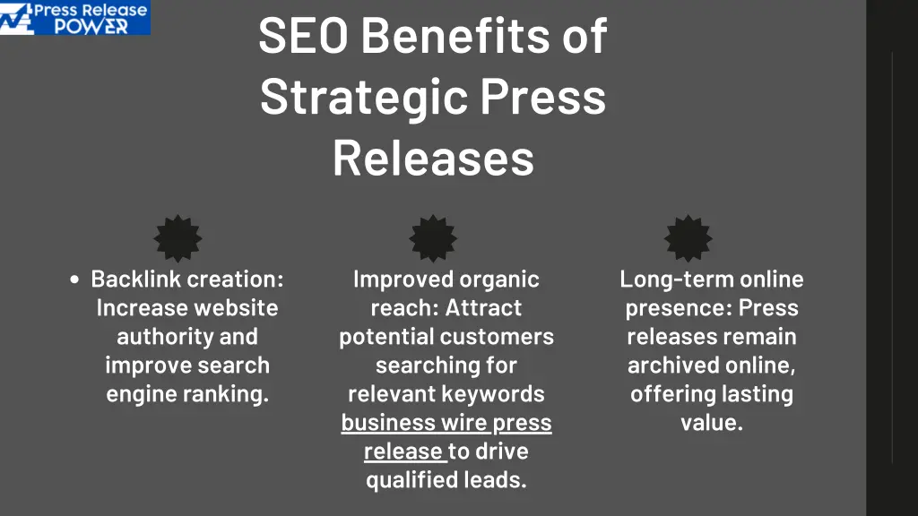seo benefits of strategic press releases
