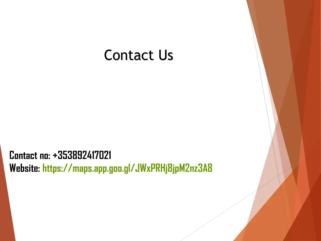 contact us