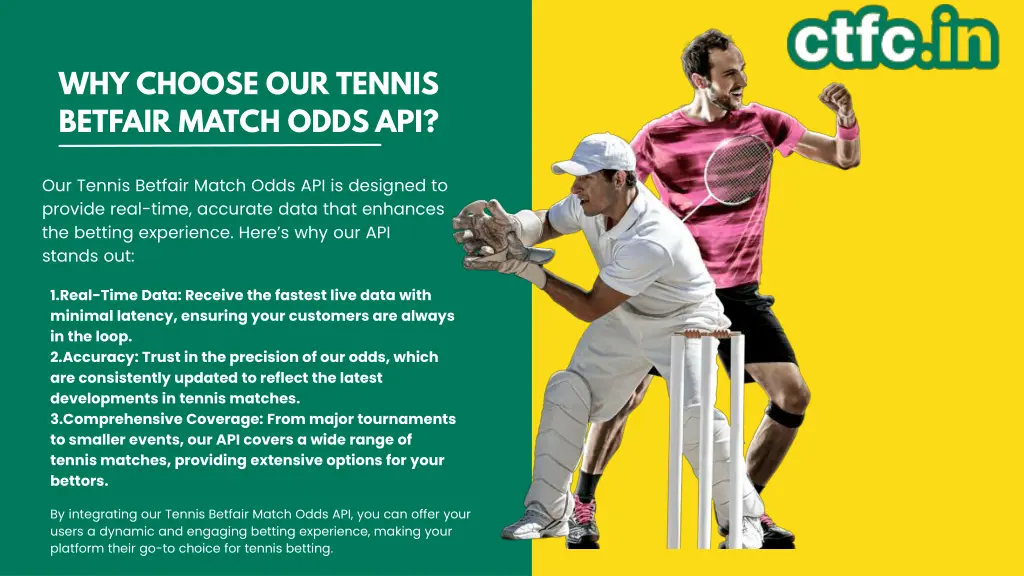 why choose our tennis betfair match odds api