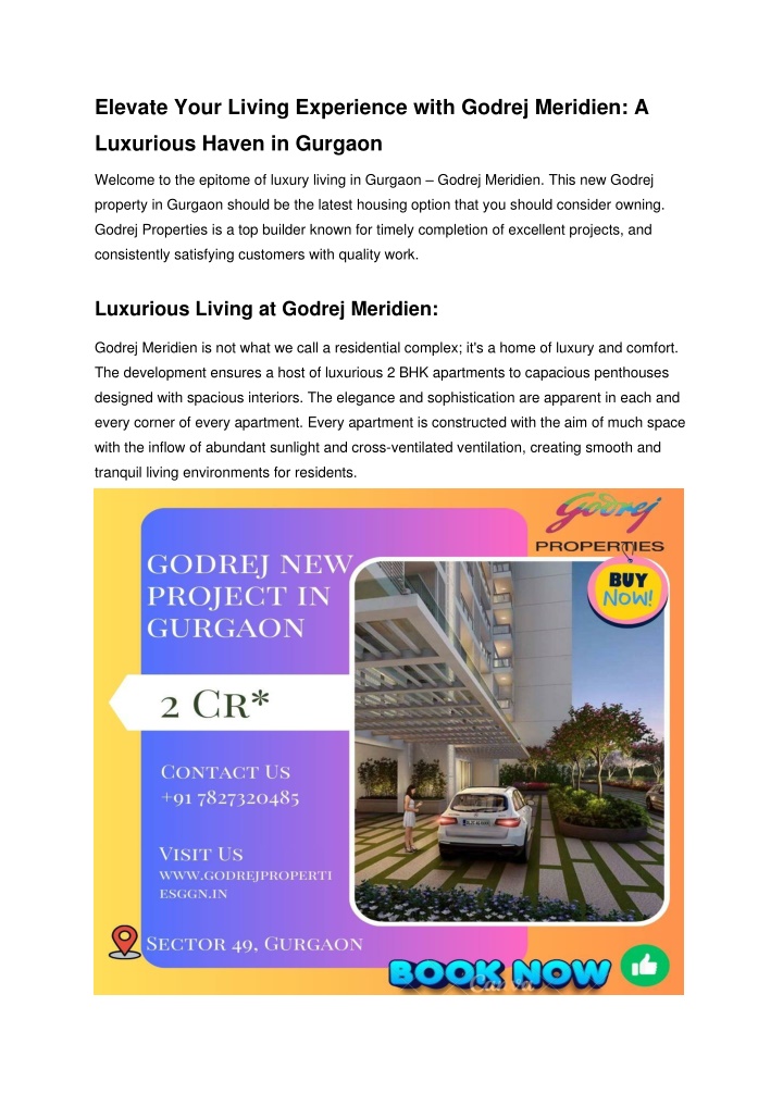 elevate your living experience with godrej