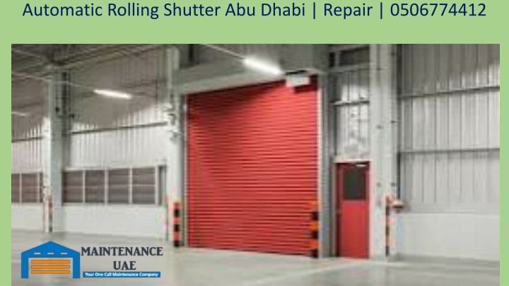 automatic rolling shutter abu dhabi repair