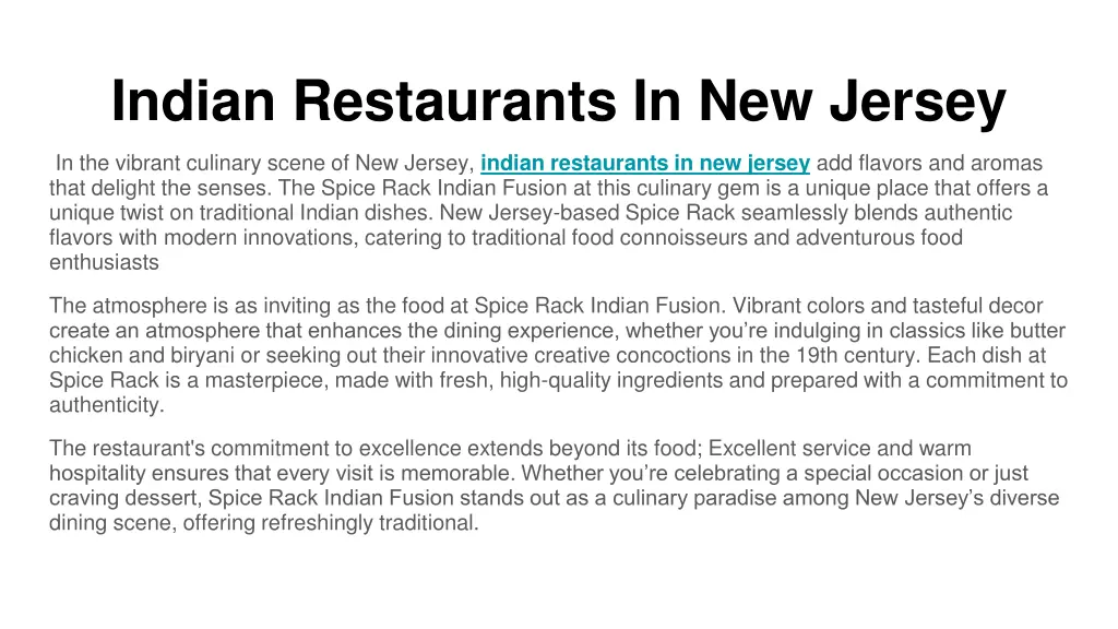 indian restaurants in new jersey