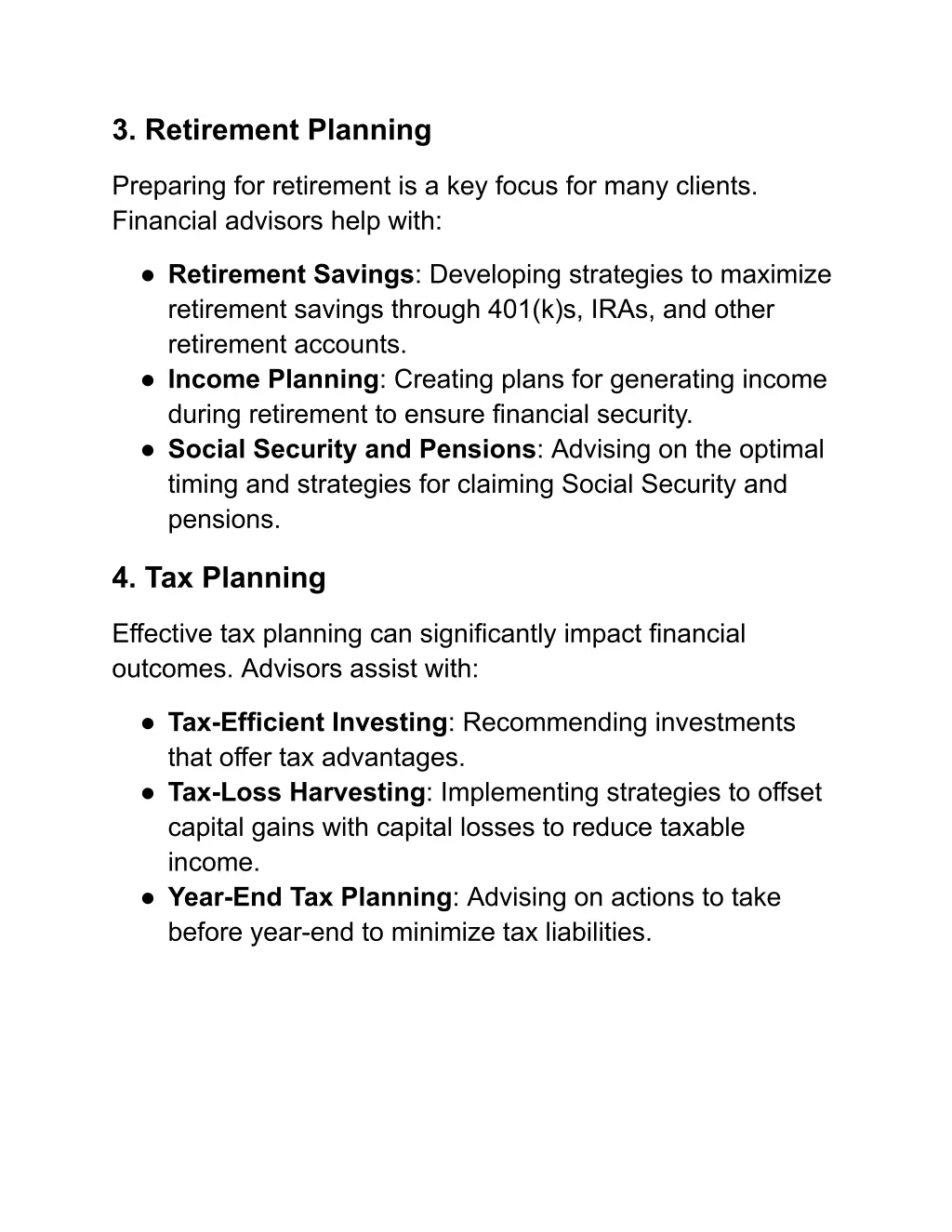 3 retirement planning