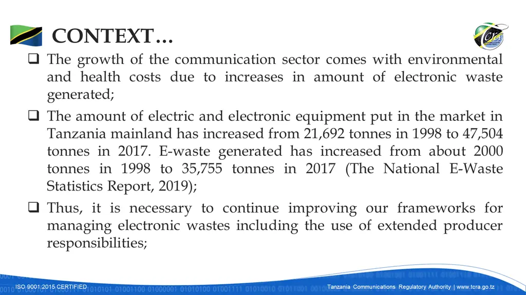 context the growth of the communication sector