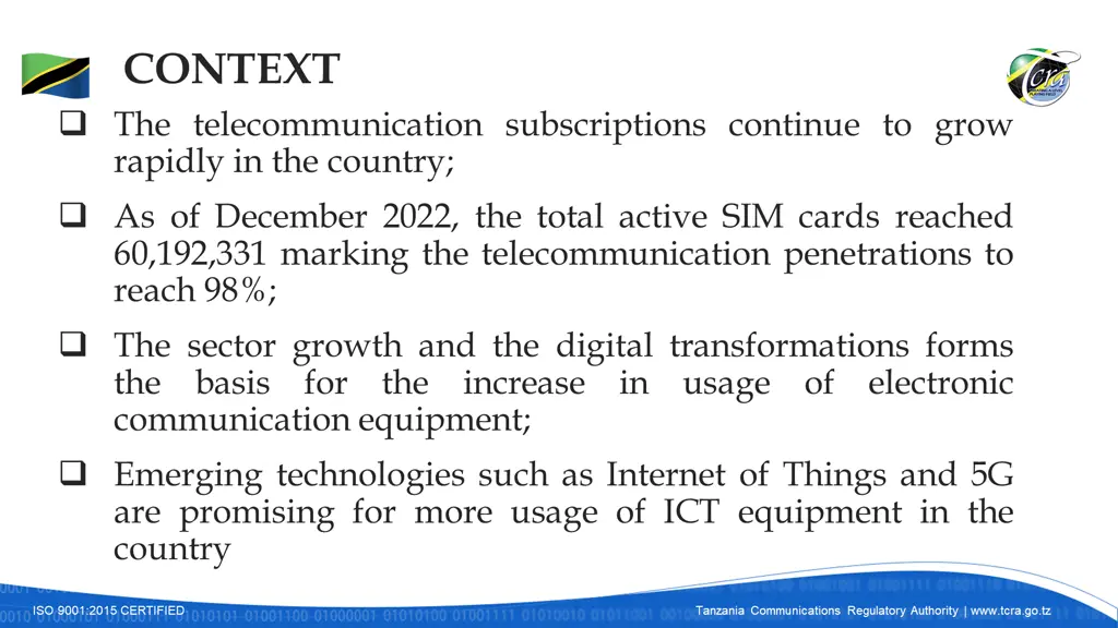 context the telecommunication subscriptions