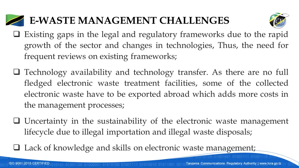 e waste management challenges existing gaps