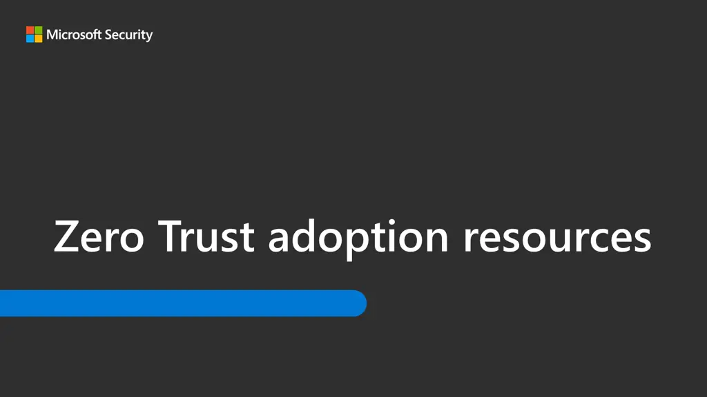 zero trust adoption resources