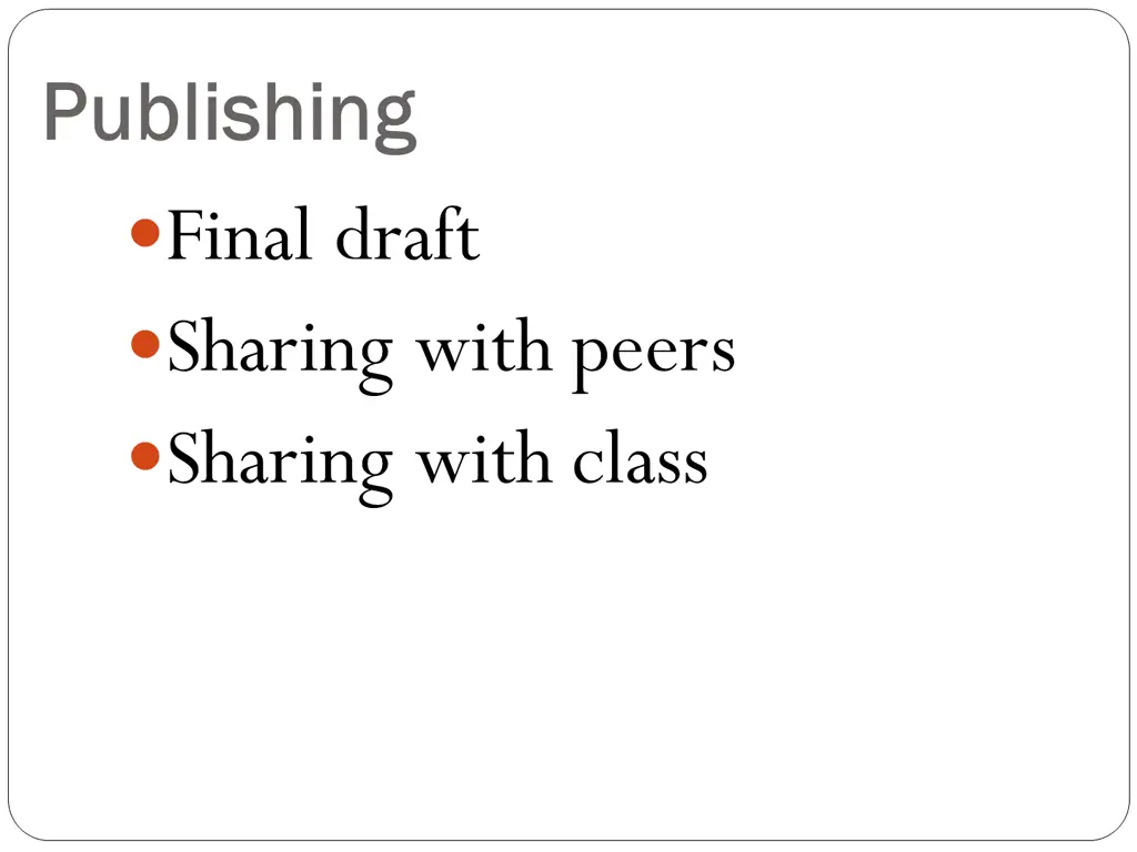 publishing publishing final draft sharing with