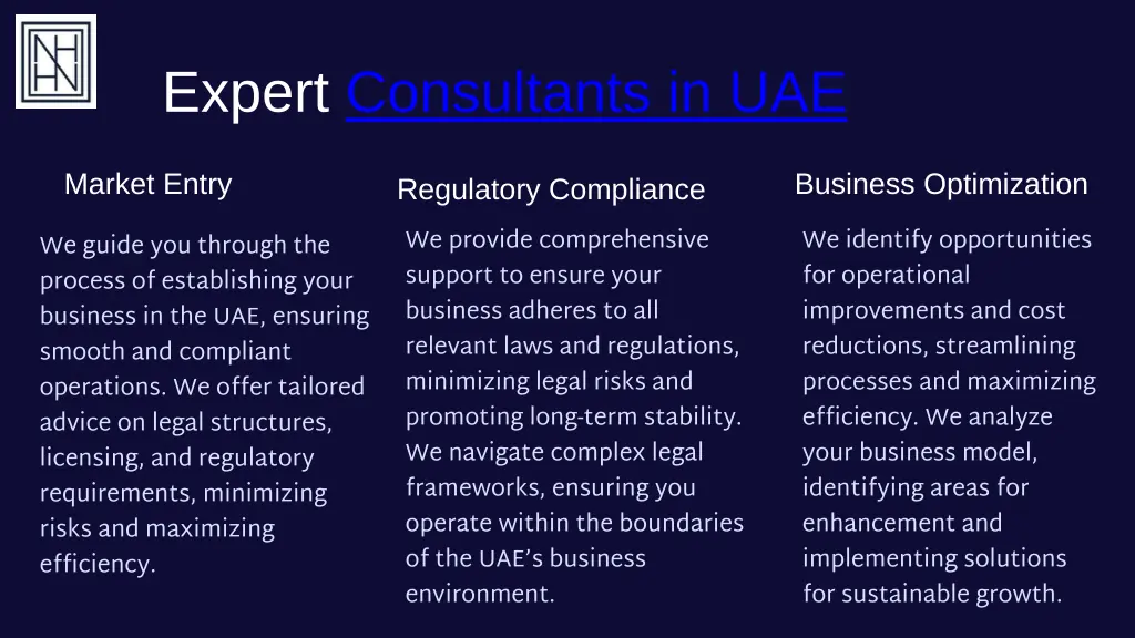 expert consultants in uae