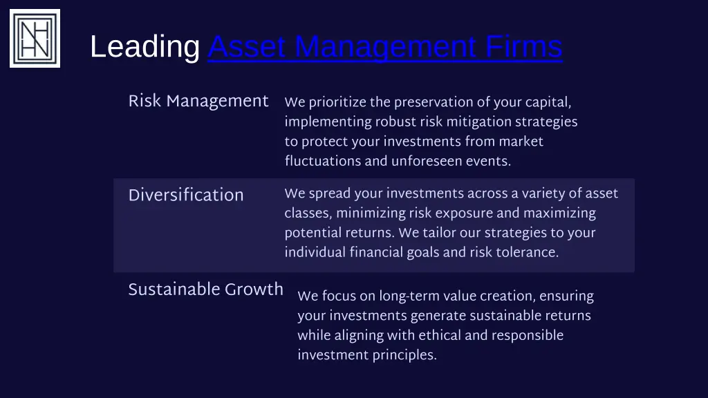 leading asset management firms