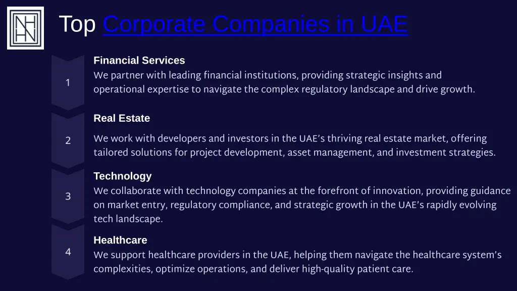 top corporate companies in uae