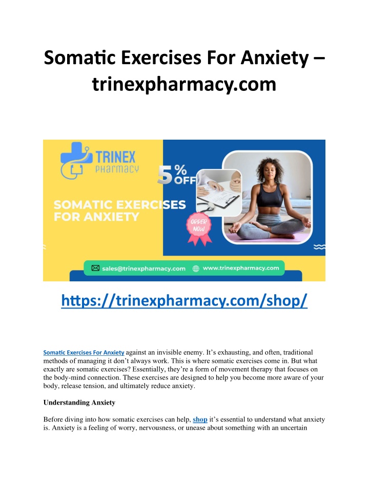 somatic exercises for anxiety trinexpharmacy com