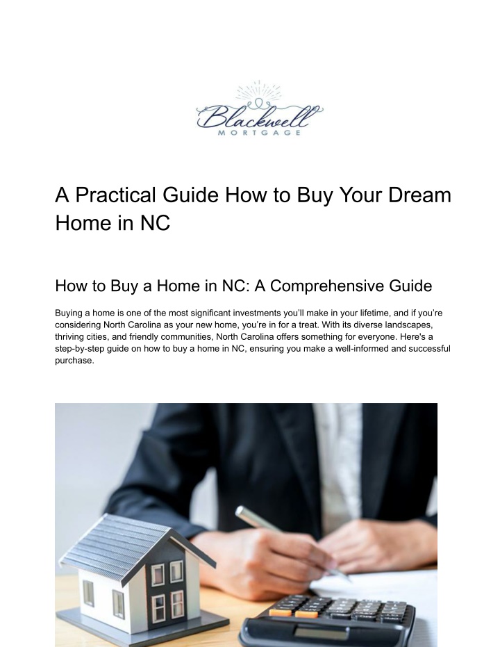 a practical guide how to buy your dream home in nc