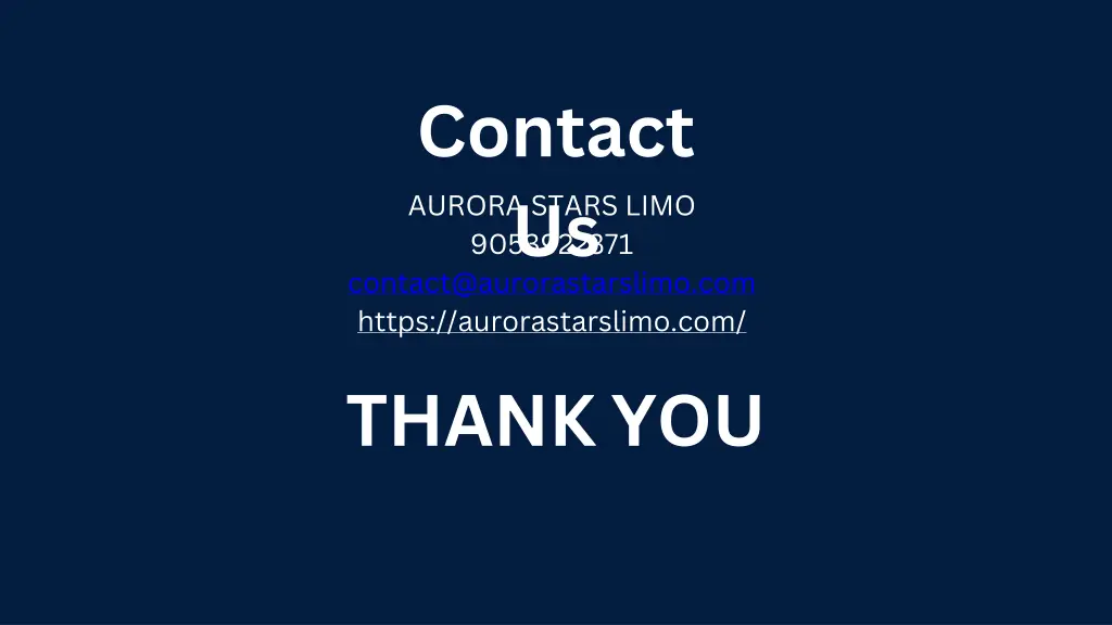 contact us contact@aurorastarslimo com https