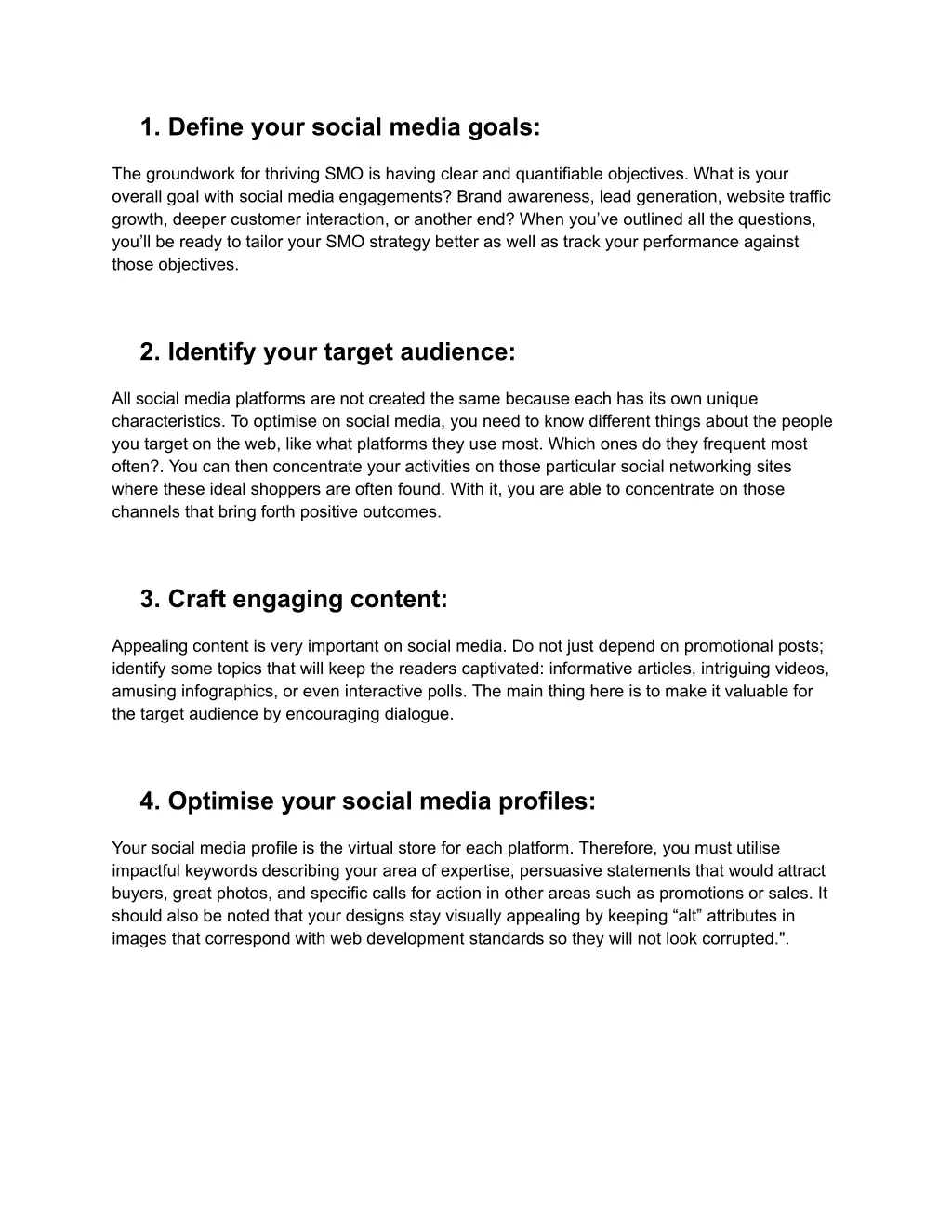 1 define your social media goals