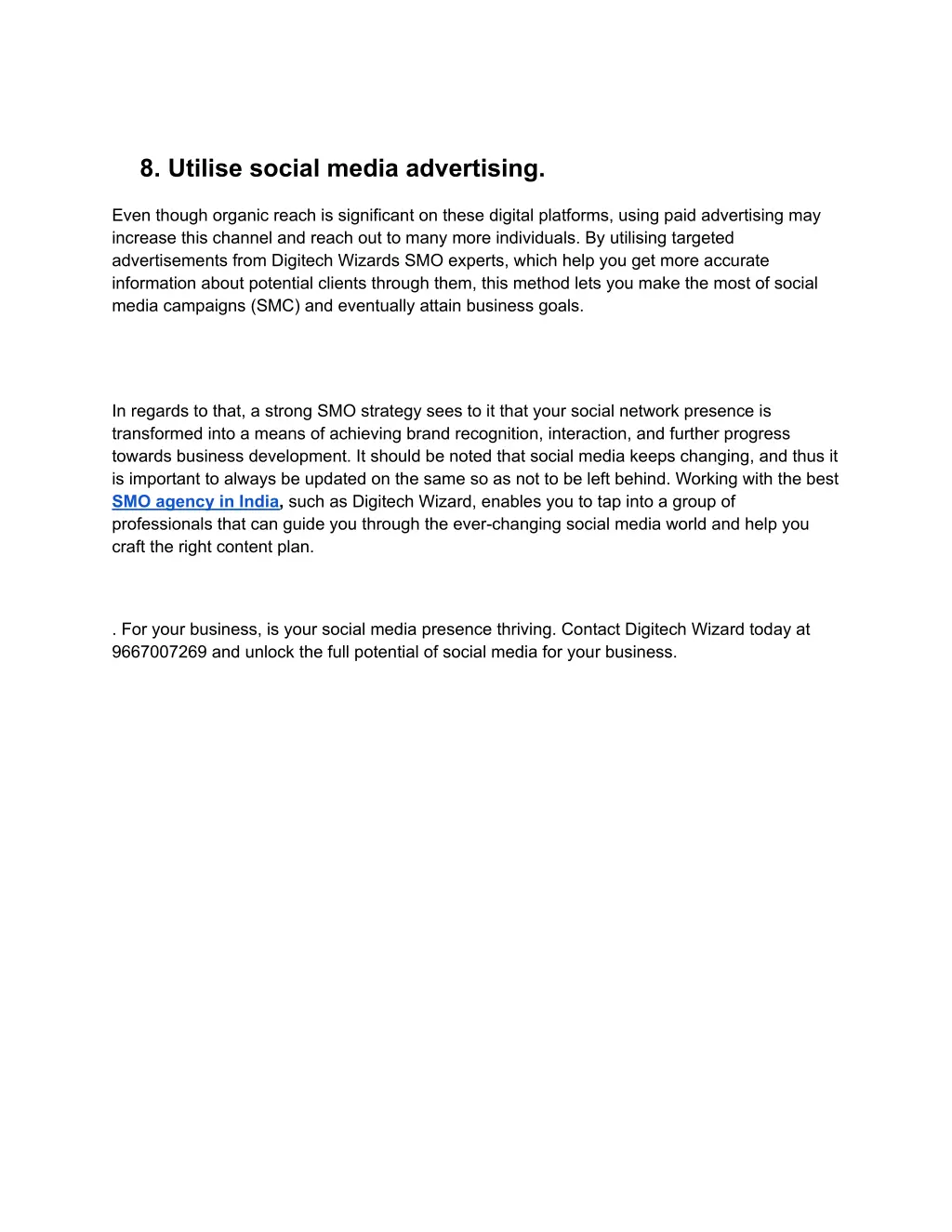 8 utilise social media advertising