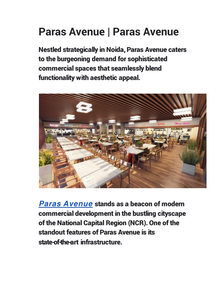 paras avenue paras avenue