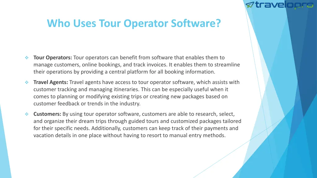 who uses tour operator software