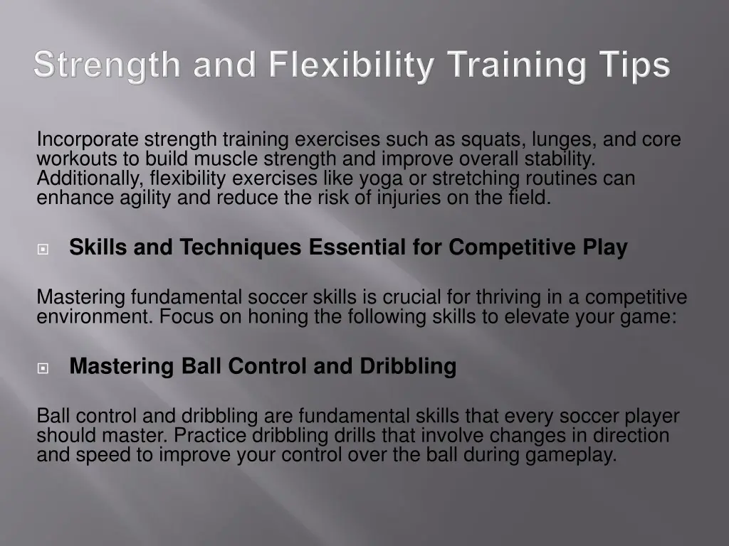 incorporate strength training exercises such