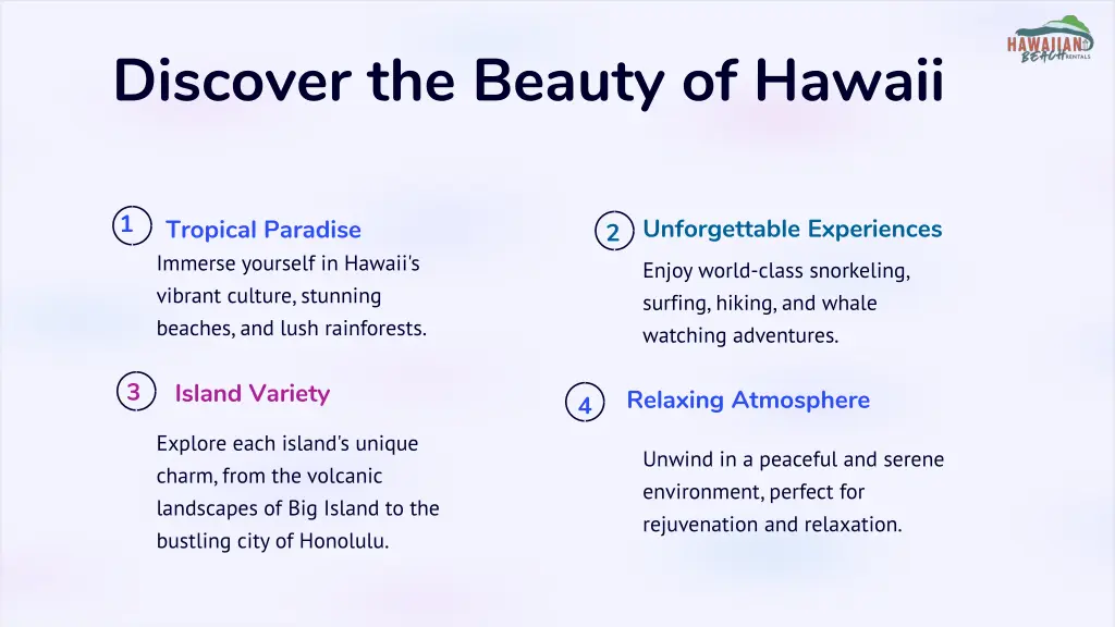 discover the beauty of hawaii